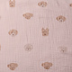 Oeko-Tex®  Double Gauze Fabric Dogs Light Old Pink