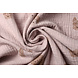 Oeko-Tex®  Tela de Muselina Hondjes Claro Rosa Antiguo