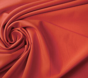 Crepe Stretch Red Orange