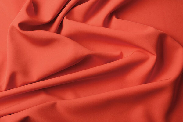 Crêpe Stretch Rosso Arancione Crêpe Stretch Rosso Arancione