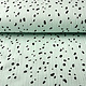 Oeko-Tex®  Double Gauze Fabric Dalmatian Light Mint Green