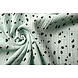 Oeko-Tex® Coton Double Gaze Tissu Dalmatiër Clair Vert Menthe Oeko-Tex® Coton Double Gaze Tissu Dalmatiër Clair Vert Menthe