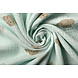 Oeko-Tex® Coton Double Gaze Tissu Hondjes Clair Vert Menthe Oeko-Tex® Coton Double Gaze Tissu Hondjes Clair Vert Menthe