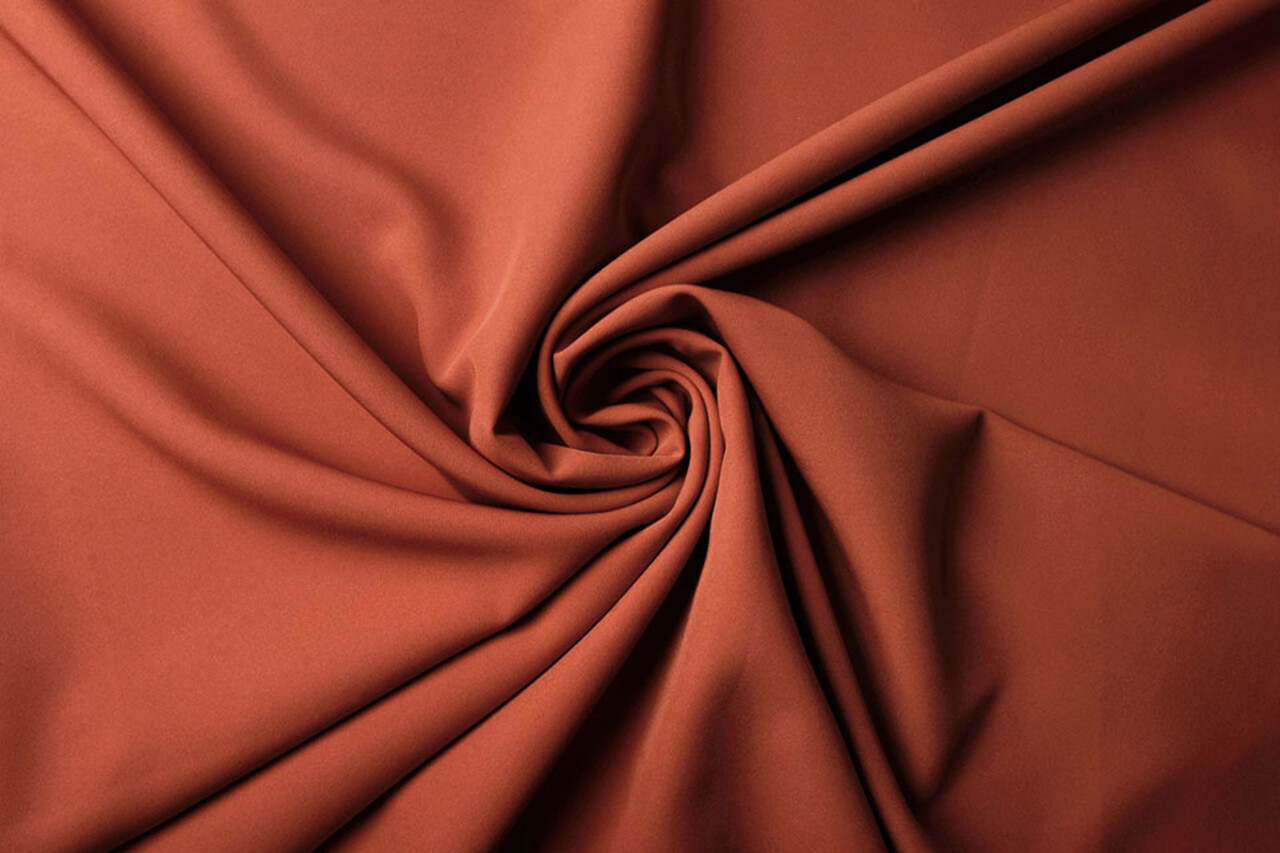 Crepe Stretch Licht Brique