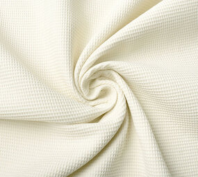 Oeko-Tex®  Mini Wafel Katoen Creme Oeko-Tex®  Mini Wafel Katoen Creme