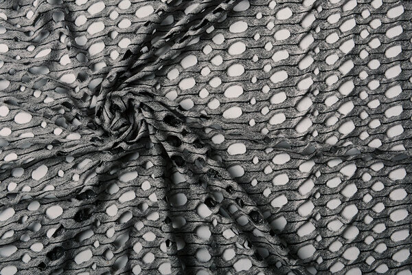 Jersey Stoff Mashimo Zwart