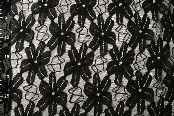Encaje Flores Fenna Negro Encaje Flores Fenna Negro