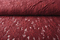 Lace Flowers Fenna Wine Red