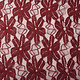 Lace Flowers Fenna Wine Red