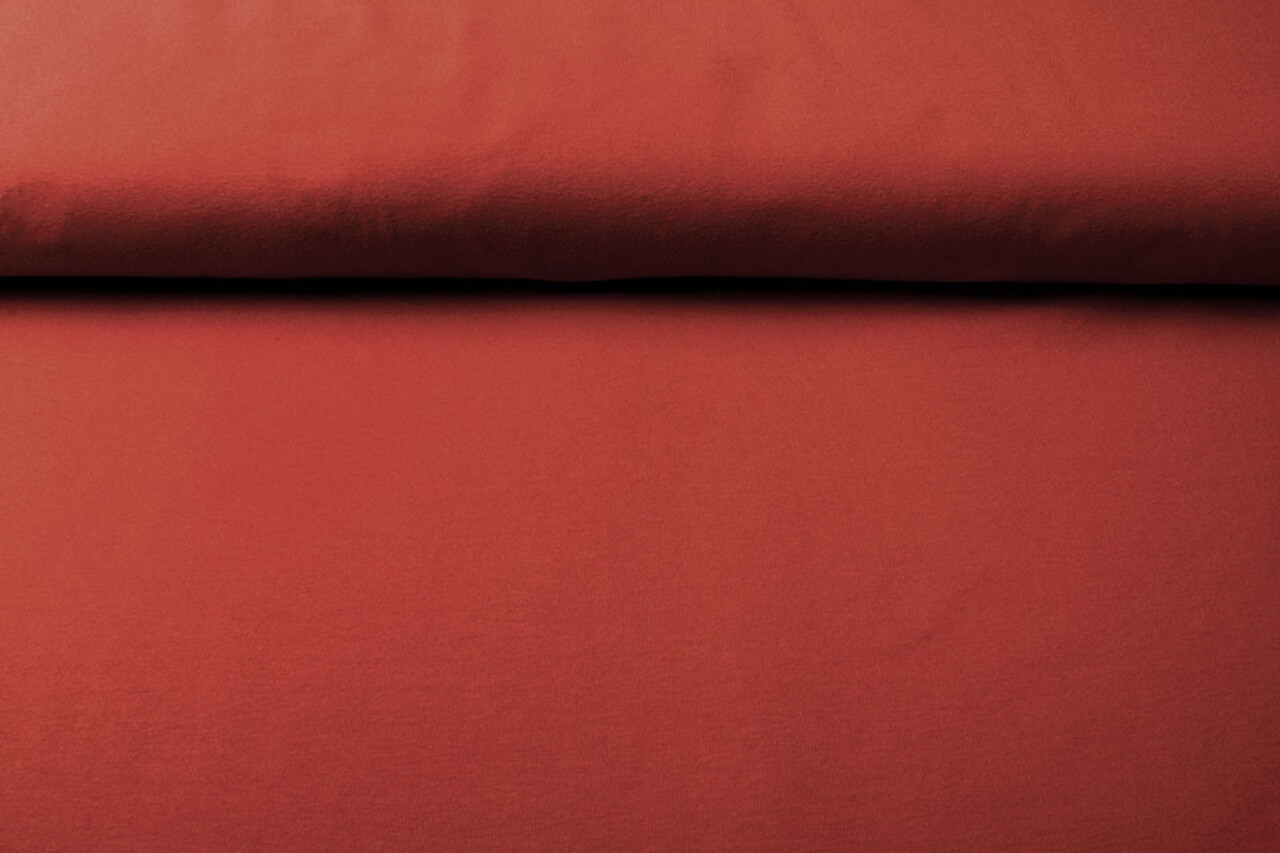 Oeko-Tex®  Jersey Stoff Baumwolle Wein Rot