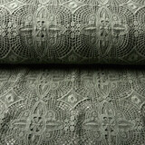 Baumwoll Spitze Veerle Khaki Grün Baumwoll Spitze Veerle Khaki Grün