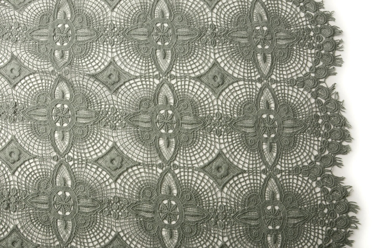 Cotton Lace Veerle Khaki Green Cotton Lace Veerle Khaki Green