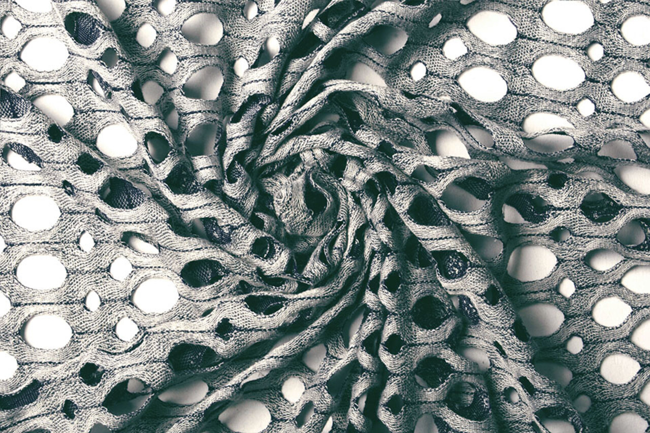 Jersey Stoff Mashimo Marineblau