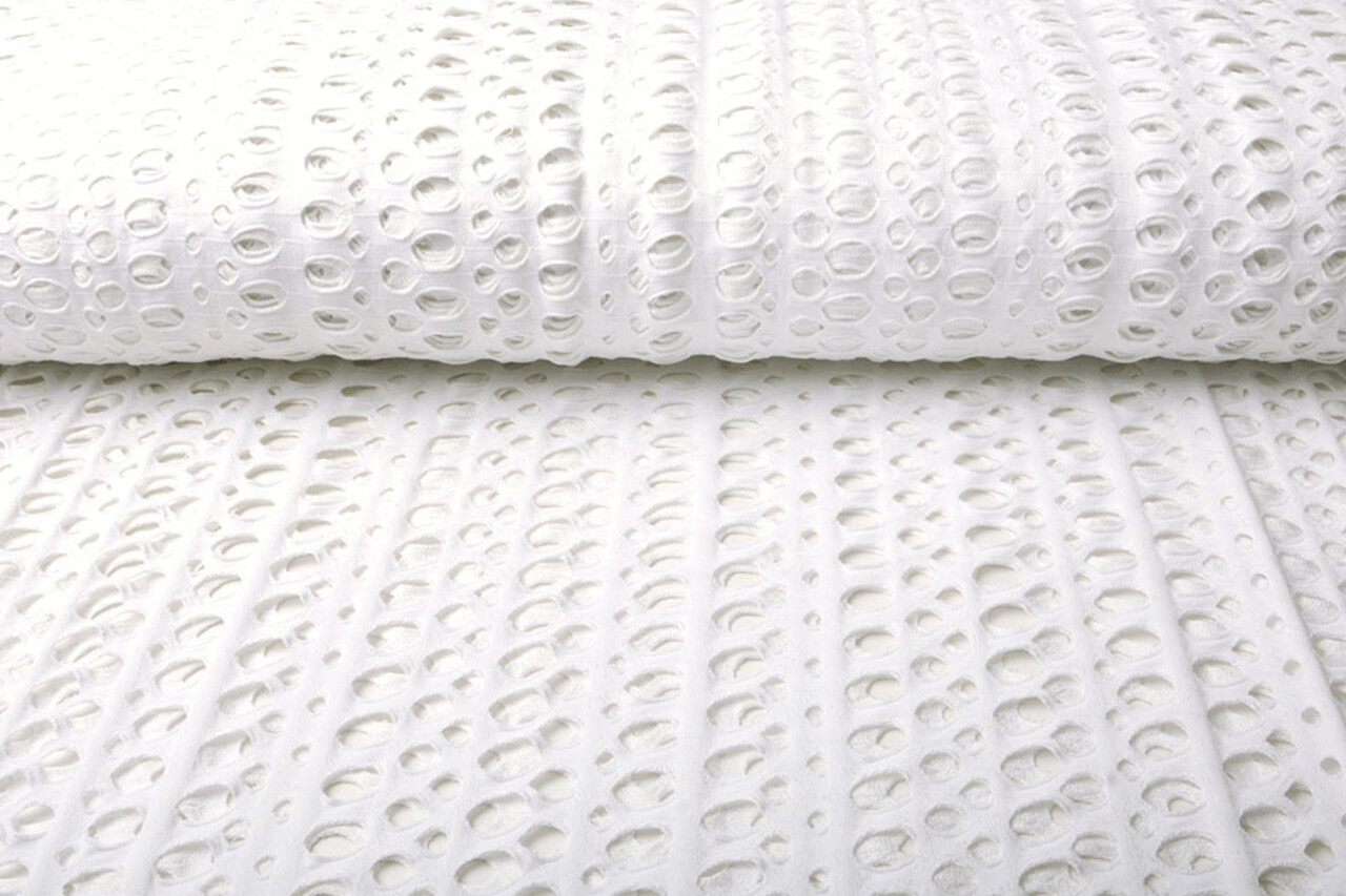 Jersey Fabric Mashimo White