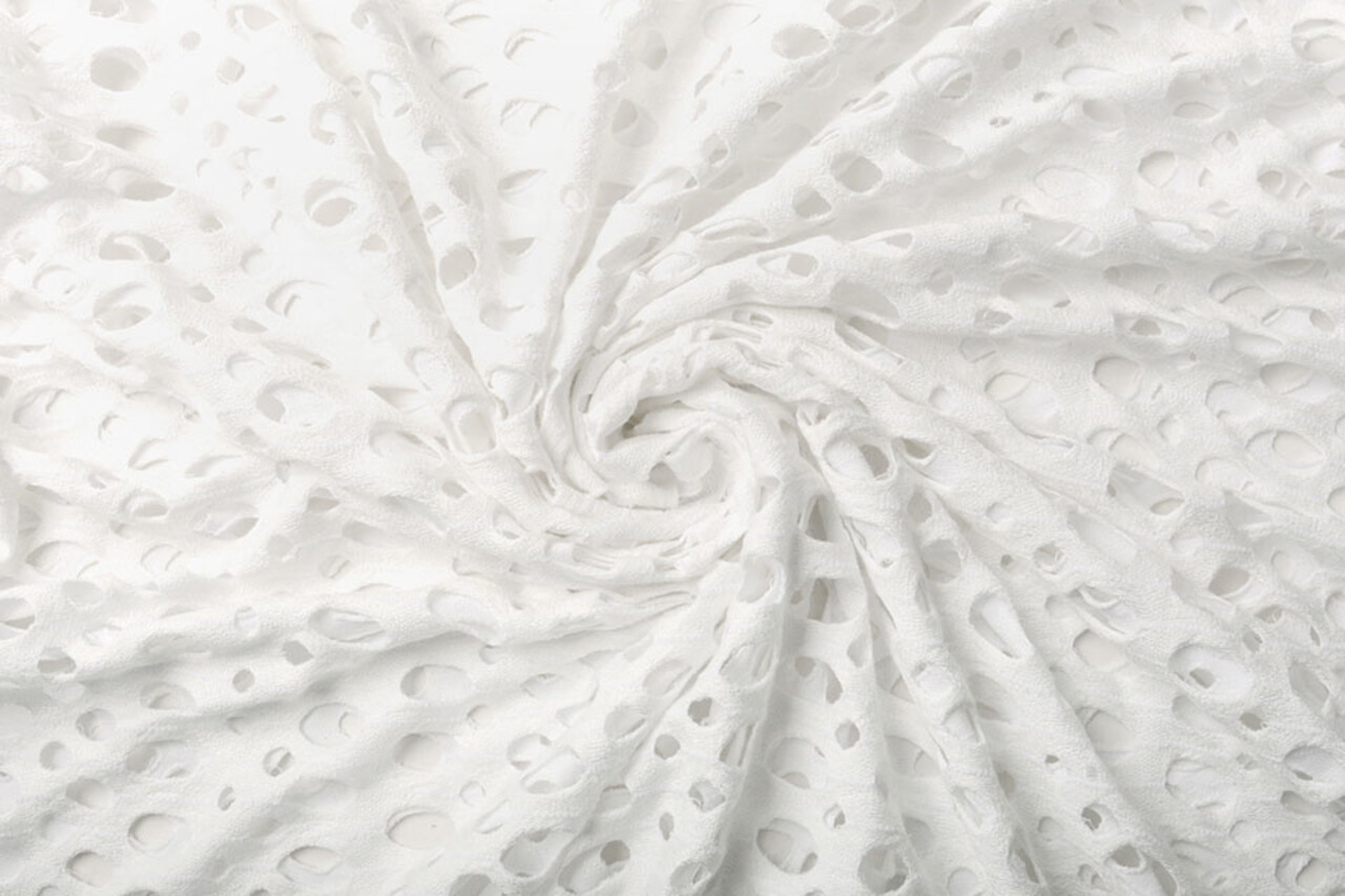 Jersey Stoff Mashimo Blanc