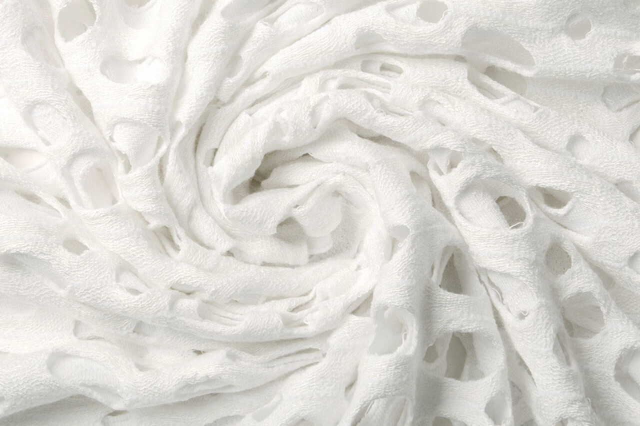 Jersey Stoff Mashimo Bianco