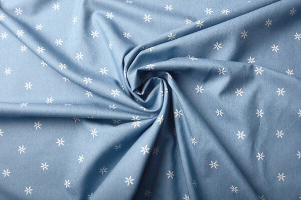 Printed Jeans Puck Light Blue