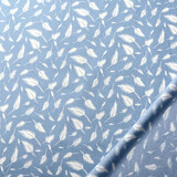 Bedrukte Jeans Veren Licht Blauw Bedrukte Jeans Veren Licht Blauw