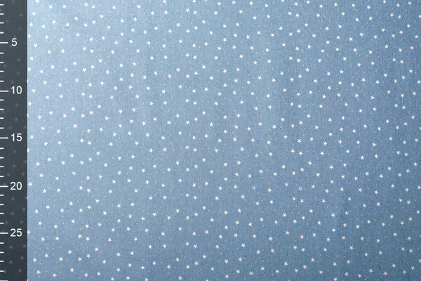 Bedruckte Jeans Sterne Hellblau Bedruckte Jeans Sterne Hellblau