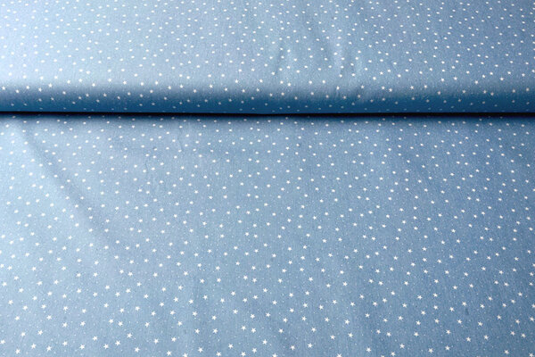Bedruckte Jeans Sterne Hellblau Bedruckte Jeans Sterne Hellblau