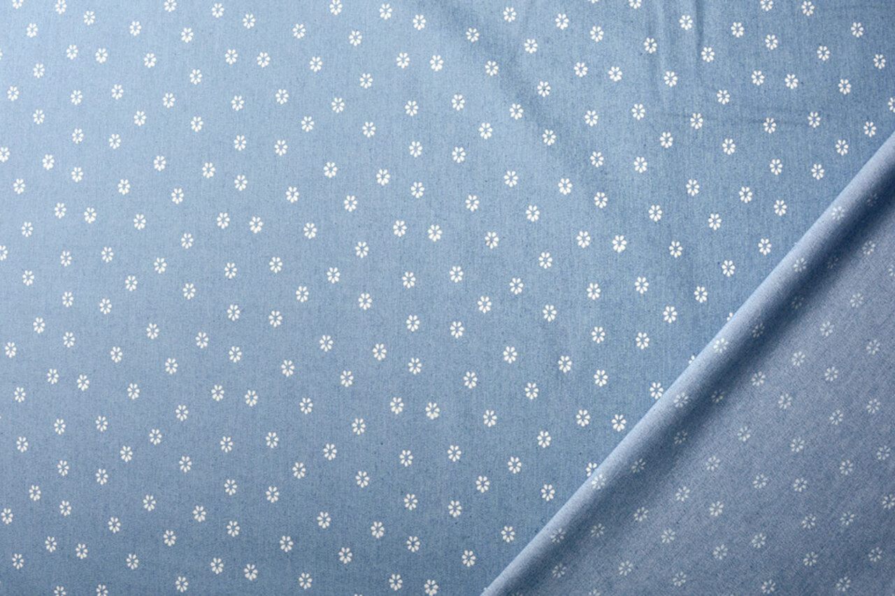 Bedrukte Jeans Margarita Licht Blauw Bedrukte Jeans Margarita Licht Blauw