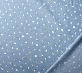 Bedrukte Jeans Margarita Licht Blauw Bedrukte Jeans Margarita Licht Blauw