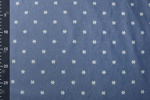 Printed Jeans Puck Medium Blue