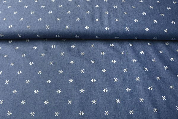 Printed Jeans Puck Medium Blue