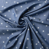 Bedrukte Jeans Puck Medium Blauw Bedrukte Jeans Puck Medium Blauw