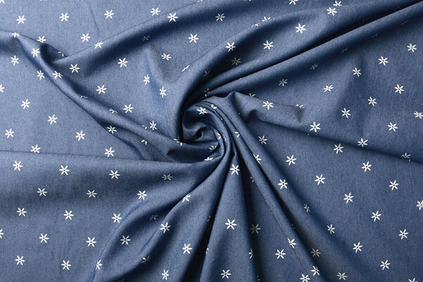 Bedrukte Jeans Puck Medium Blauw Bedrukte Jeans Puck Medium Blauw