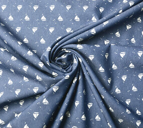 Printed Jeans Marlijn Medium Blue
