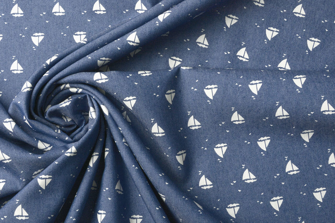 Printed Jeans Marlijn Medium Blue