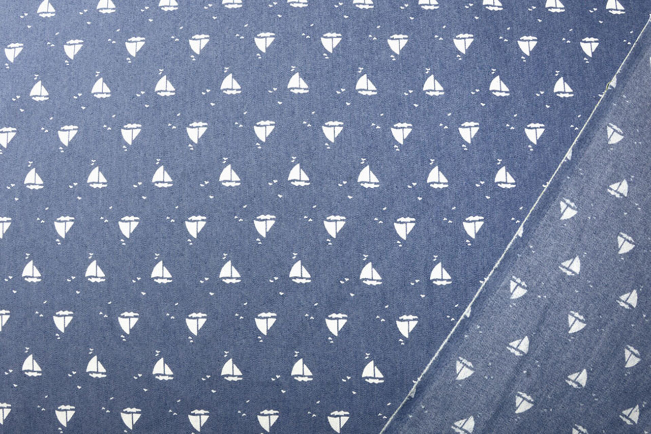 Printed Jeans Marlijn Medium Blue