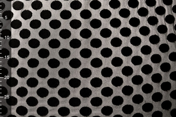 Feiner Tüll Dots Schwarz Feiner Tüll Dots Schwarz