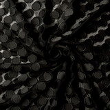 Feiner Tüll Dots Schwarz Feiner Tüll Dots Schwarz