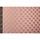 Fin Tulle Pois Rose Poudré