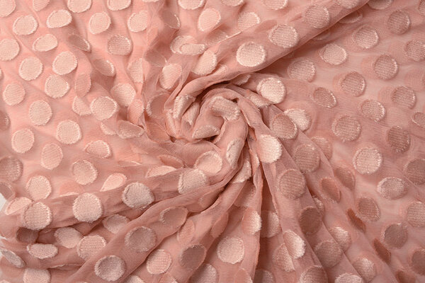 Fine Tulle Pois Rosa Cipria Fine Tulle Pois Rosa Cipria