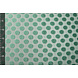 Fina Tul Puntos Menta Oscuro Verde