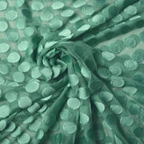 Feiner Tüll Dots Dunkel Minzgrün Feiner Tüll Dots Dunkel Minzgrün
