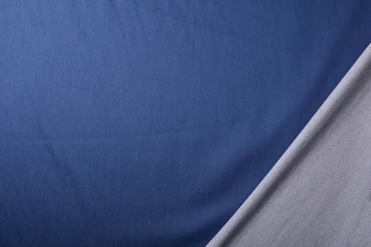 Stretch Denim Medium Blauw