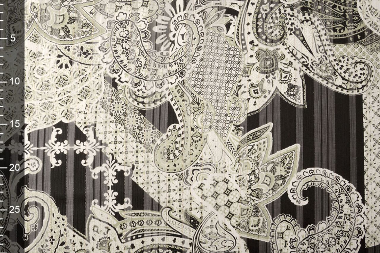 Chiffon Satin Lurex Perhiasan Schwarz Chiffon Satin Lurex Perhiasan Schwarz