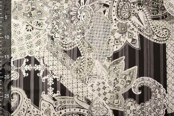 Chiffon Satin Lurex Perhiasan Schwarz Chiffon Satin Lurex Perhiasan Schwarz