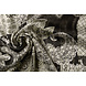 Chiffon Raso Lurex Perhiasan Nero Chiffon Raso Lurex Perhiasan Nero