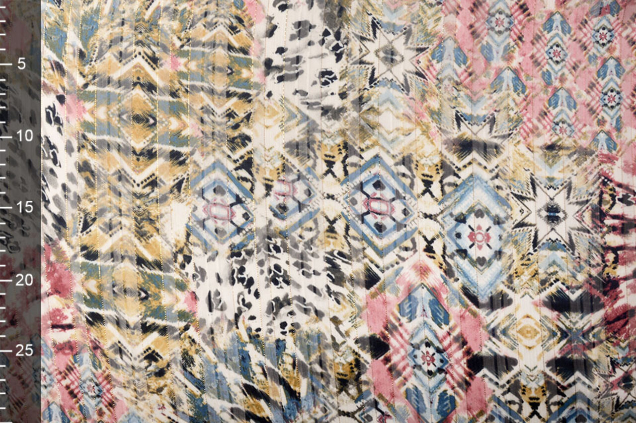 Mousseline Satin Lurex Banyu Multicolore 2