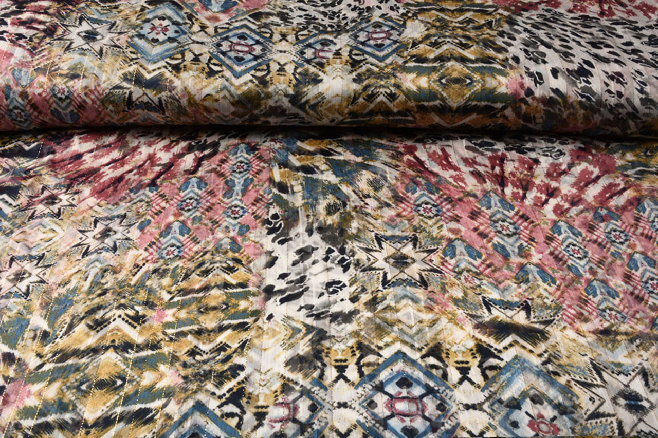 Chiffon Satin Lurex Banyu Multi 2