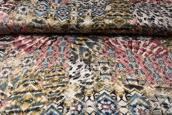 Mousseline Satin Lurex Banyu Multicolore 2