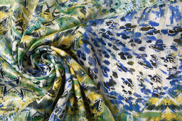 Chiffon Satin Lurex Banyu Multi 3 Chiffon Satin Lurex Banyu Multi 3