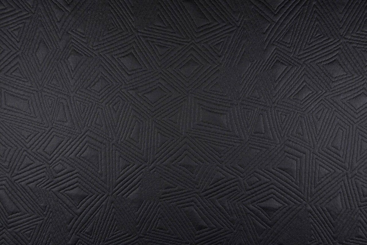 Jersey Lak Gestanst Mat zwart 2