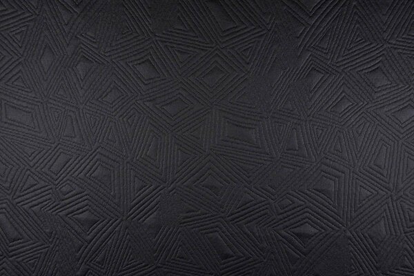 Jersey Lak Gestanst Mat zwart 2