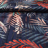 Chiffon Satin Lurex Zaridana Marine Blauw Chiffon Satin Lurex Zaridana Marine Blauw